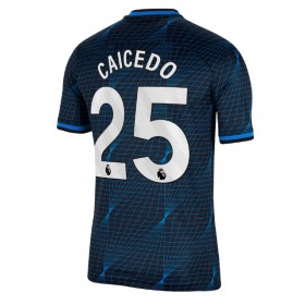 Chelsea Moises Caicedo #25 Borta Kläder 2023-24 Kortärmad